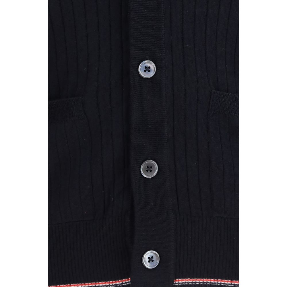 Thom Browne Blue Wool Oves Aries Cardigan