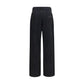 MM6 Black Cotton Relaxed Fit Jeans