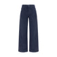 The Row Blue Cotton Casual Pants