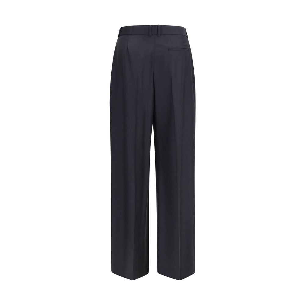 The Row Blue Wool Oves Aries Dress Pants
