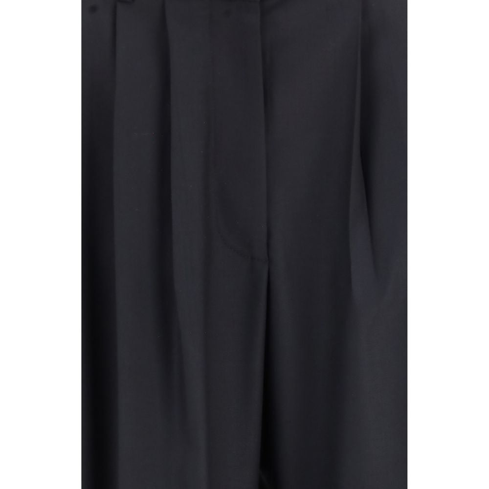 The Row Blue Wool Oves Aries Dress Pants