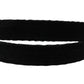 Dolce & Gabbana Men Black Velvet Gold Tone Metal Buckle Belt