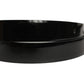 Dolce & Gabbana Black Classic Leather Gold Tone Buckle Belt
