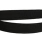 Dolce & Gabbana Black Classic Leather Silver Tone Buckle Belt