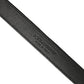 Dolce & Gabbana Black Classic Leather Silver Tone Buckle Belt