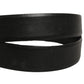 Dolce & Gabbana Black Calf Leather Classic Silver Buckle Belt
