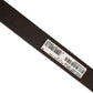 Dolce & Gabbana Brown Leather Silver Tone Metal Buckle Belt