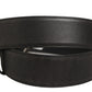 Dolce & Gabbana Black Leather Anchor Logo Metal Buckle Belt