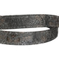 Dolce & Gabbana Silver Black Floral Jacquard Metal Buckle Belt