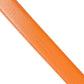 Dolce & Gabbana Orange Leather Silver Tone Metal Buckle Belt
