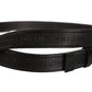 Dolce & Gabbana Men Black Nylon Webbing Plastic Buckle Belt