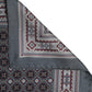 Dolce & Gabbana Gray Geometric Pocket Square Foulard Scarf