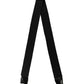 Dolce & Gabbana Men Black Wool Knitted Fringed Foulard Scarf