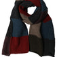 Dolce & Gabbana Multicolor Patchwork Knitted Foulard Scarf
