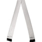 Dolce & Gabbana Light Gray Satin Silk Fringed Lace Stole Scarf