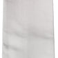 Dolce & Gabbana Light Gray Satin Silk Fringed Lace Stole Scarf