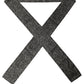 Dolce & Gabbana Black White Herringbone Tweed Shawl Scarf