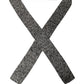 Dolce & Gabbana Black White Herringbone Tweed Shawl Scarf