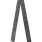 Dolce & Gabbana Black White Herringbone Tweed Shawl Scarf