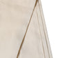Dolce & Gabbana Men Cream Satin Silk Fringed Neck Shawl Scarf