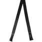 Dolce & Gabbana Men Black Satin Silk Fringed Neck Shawl Scarf