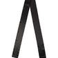 Dolce & Gabbana Men Black Satin Silk Skinny Neck Shawl Scarf