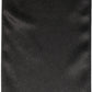 Dolce & Gabbana Men Black Satin Silk Skinny Neck Shawl Scarf
