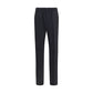 Versace Black Wool Oves Aries Dress Pants