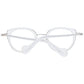 Moncler White Metal Glasses (Frames)