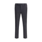 PT Torino Black Wool Oves Aries Casual Pants