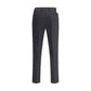 PT Torino Black Wool Oves Aries Casual Pants