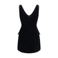 Max Mara Black Polyester Cocktail Dress