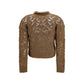 Max Mara Brown Alpaca Vicugna Pacos Cardigan