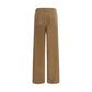 Max Mara Brown Cotton Casual Pants
