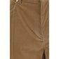 Max Mara Brown Cotton Casual Pants