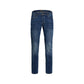 Jack Jones Blue Cotton Skinny Jeans