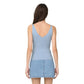 Jacqueline De Yong Blue Viscose Tank Tops