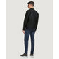 Jack Jones Black Polyamide Leather Jacket