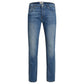 Jack Jones Blue Cotton Skinny Jeans