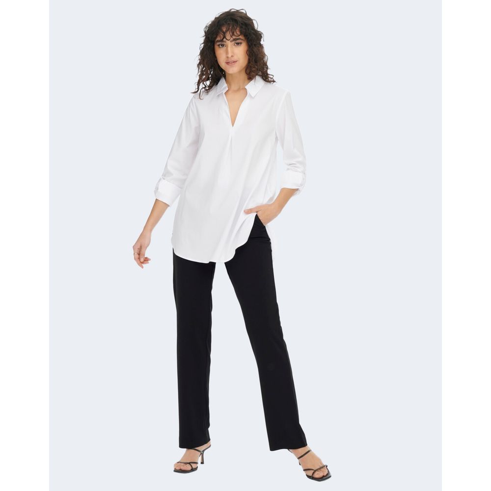 Jacqueline De Yong Black Elastane Dress Pants