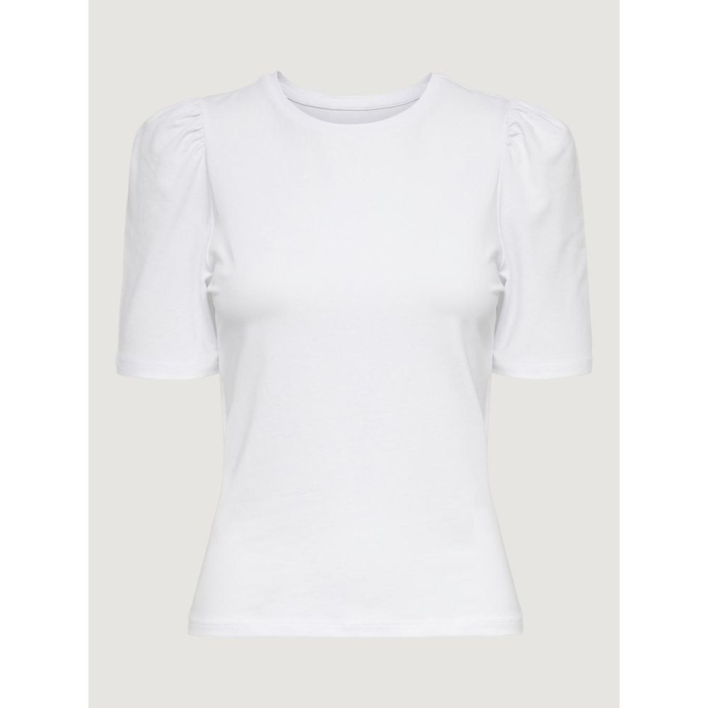 Only White Cotton T-Shirt