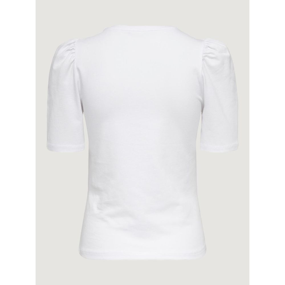 Only White Cotton T-Shirt