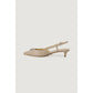 Guess Beige Polyester High Heel Pumps