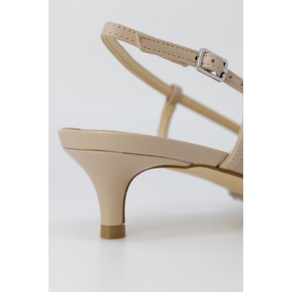 Guess Beige Polyester High Heel Pumps