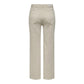 Only Beige Cotton Relaxed Fit Jeans