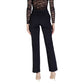 Only Black Recycled Polyester Flared Pants