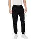 Armani Exchange Black Cotton Joggers (Workout Pants)