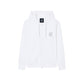 Armani Exchange White Cotton Hoodie