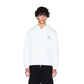 Armani Exchange White Cotton Hoodie