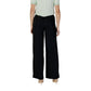 Morgan De Toi Black Polyester Casual Pants